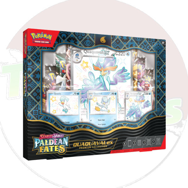 Pokemon TCG: Scarlet & Violet - Paldean Fates Premium Collection - Quaquaval EX