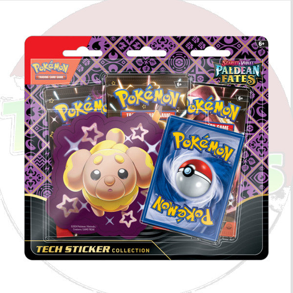 Pokemon TCG: Scarlet & Violet - Paldean Fates Tech Sticker Collection Fidough