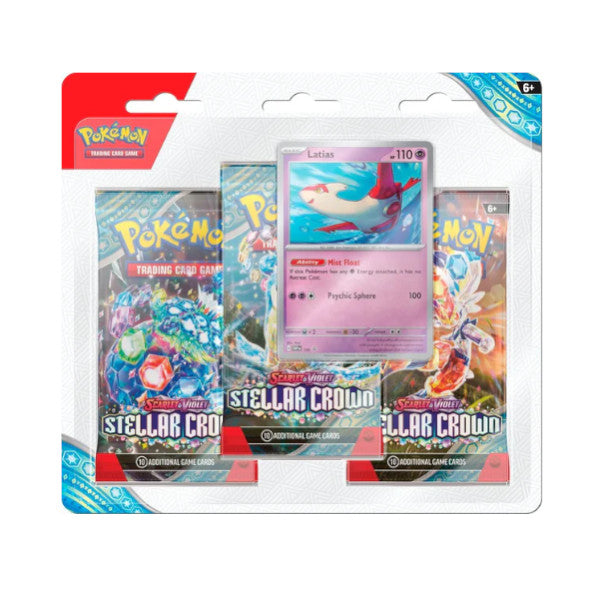 Pokémon TCG: Scarlet & Violet—Stellar Crown 3-Booster Blister