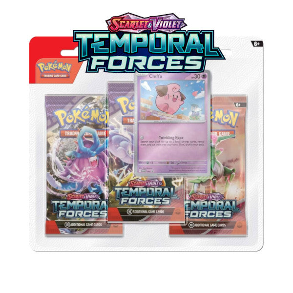 Pokémon TCG: Scarlet & Violet - Temporal Forces 3-Booster Blister