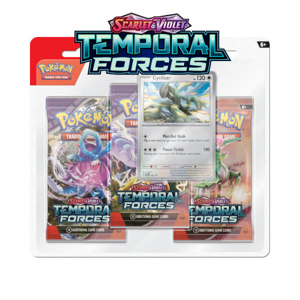 Pokémon TCG: Scarlet & Violet - Temporal Forces 3-Booster Blister