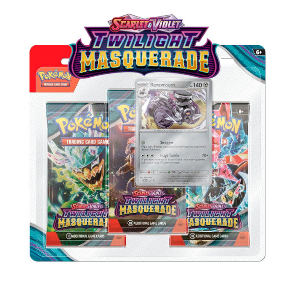 Pokémon TCG: Scarlet & Violet - Twilight Masquerade 3-Booster Blister