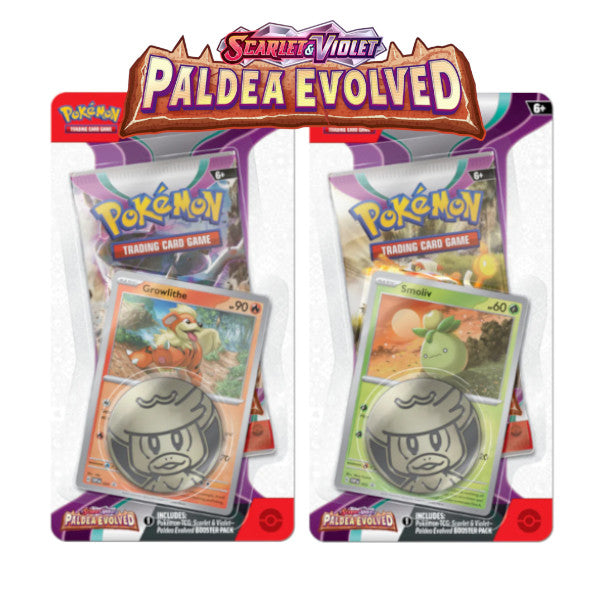 Pokemon TCG: Scarlet & Violet - Paldea Evolved Checklane Blisters