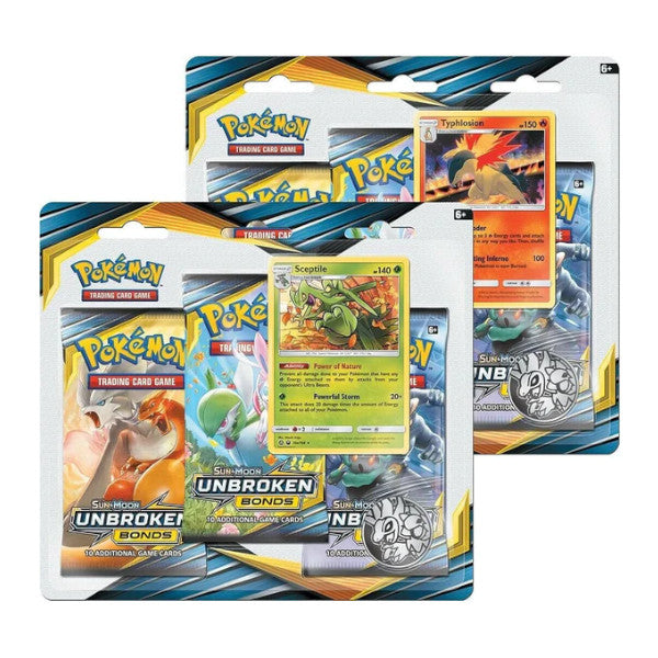 Pokémon TCG: Sun & Moon - Unbroken Bonds 3-Booster Blister